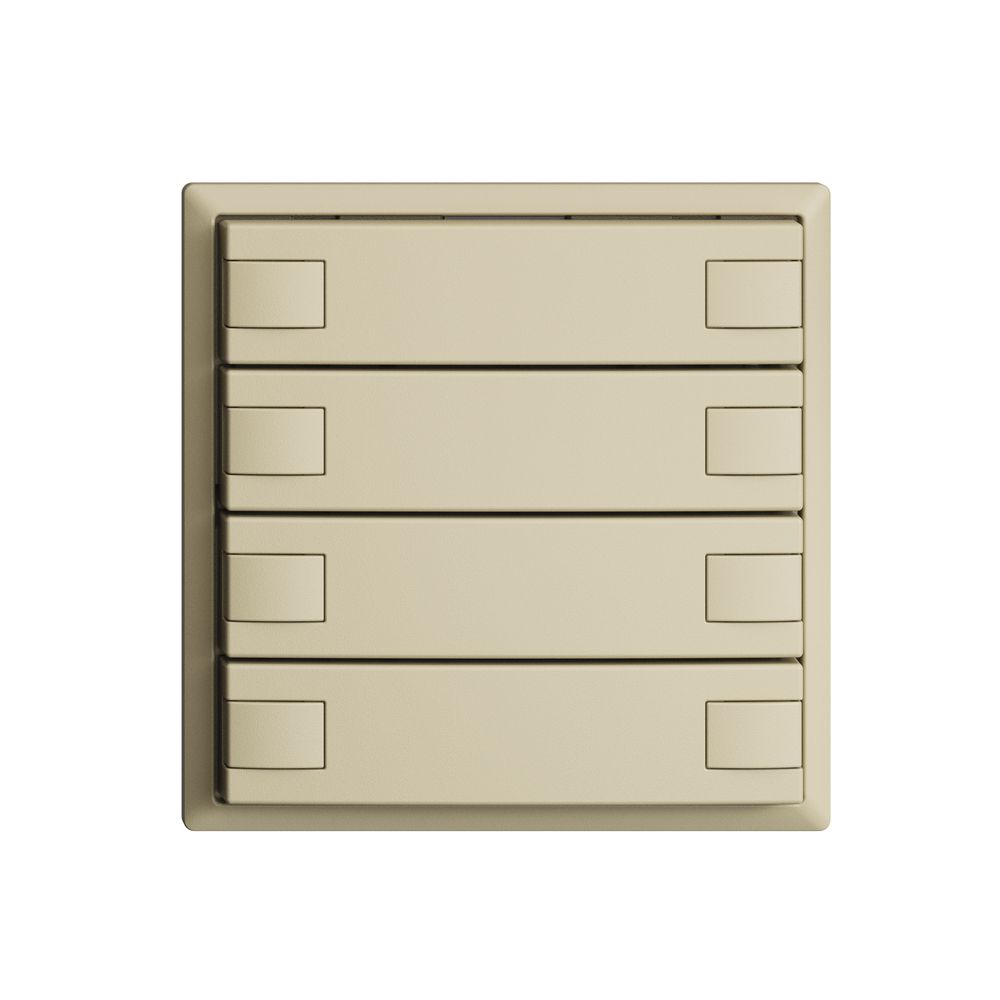 KNX-Taster RGB EDUE, 250mW, o.LED, 4×Taste, 2×Tastenb., van