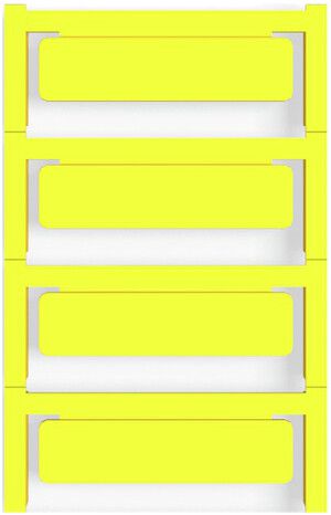 Marcatore per apparecchi Weidmüller MultiCard CC autoadesiva 15×60mm PA66 giallo