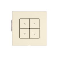 Storenschalter EDIZIO.liv Wiser SNAPFIX® 2 Kanal 4 Tasten WLAN cr