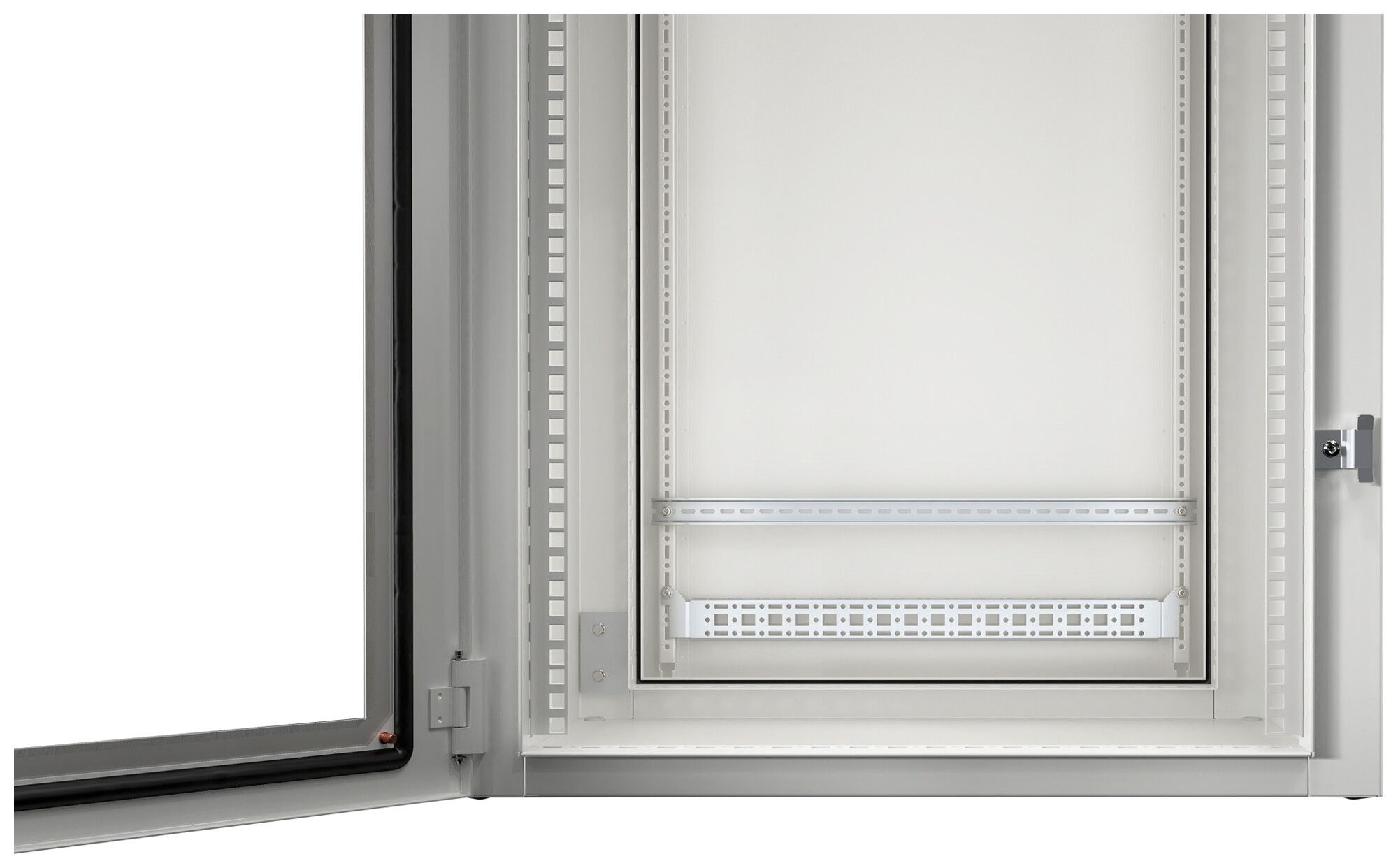 Alloggio a parete 19" Rittal AX 600×746×673mm 15UA filtro acciaio grigio IP54