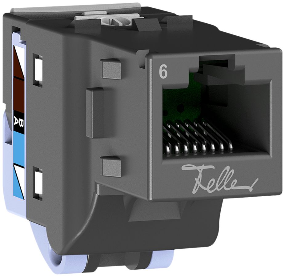 Anschlussmodul Feller EASYNET S-One RJ45 Kat.6 ungeschirmt
