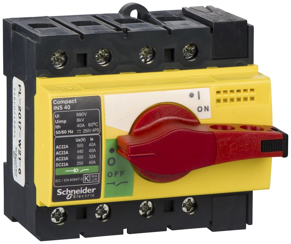 Interruttore di carico INS Schneider Electric NS-I 40 4L gi/ro