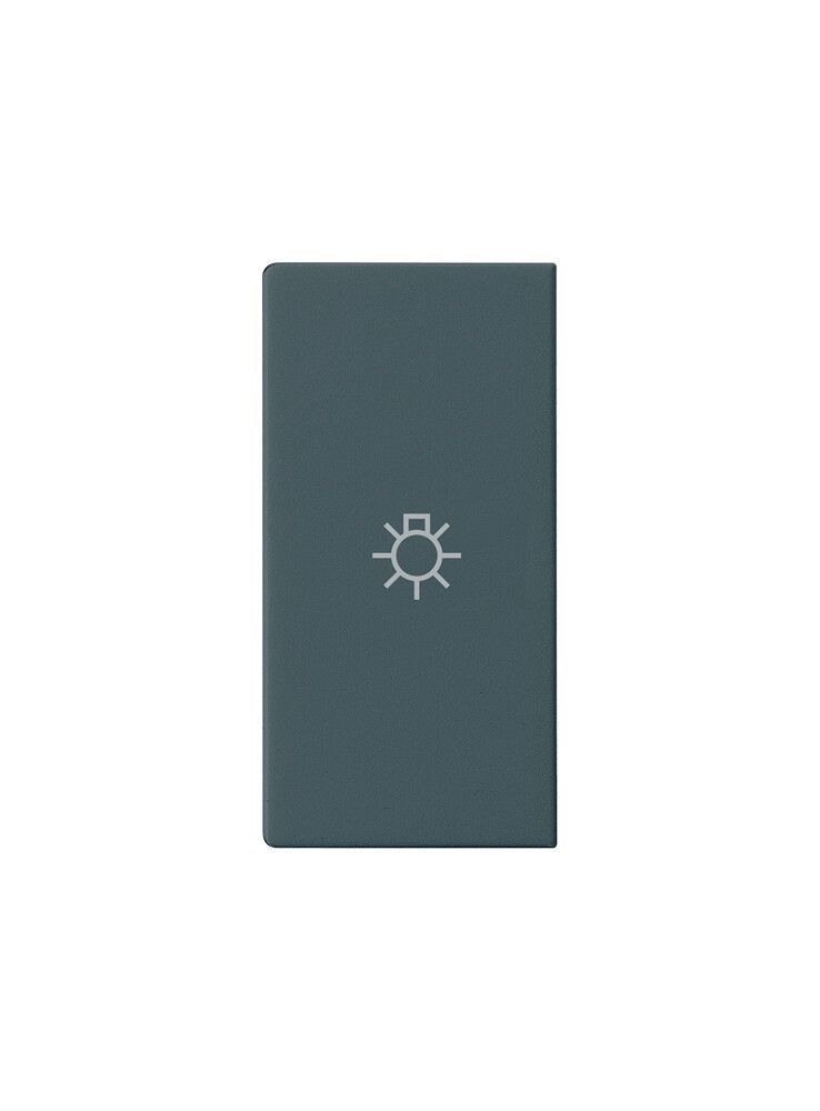 Knopf kallysto mit Symbol Licht anthrazit