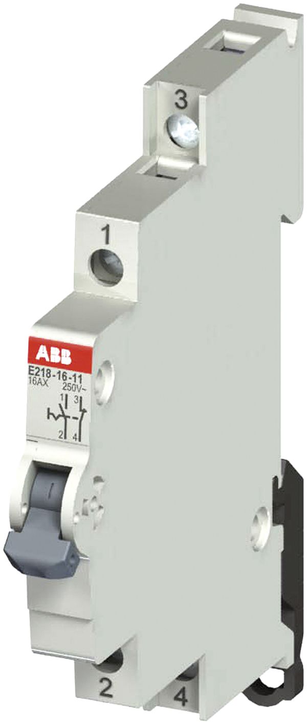 Commutateur de commande AMD ABB E218, 16A/250V 2L 1F+1O, ½UM, "I-II"