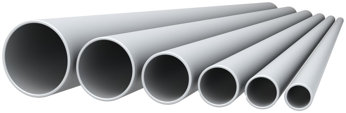 KIR-Rohr M50 steif halogenfrei Polypropylen hellgrau