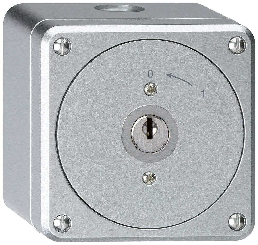 AP-Schlüsselschwenktaster robusto aluminium ohne Deckel 1P