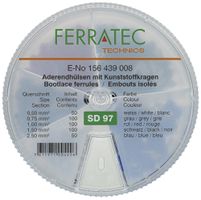 Embouts de câble assortis Ferratec isolés SD97