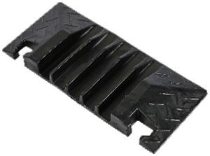 Endstück DEM CP-5 für Aufboden-Leitungsführungskanal Gummi 445mm sz