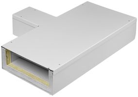 T-Stück tehalit FWK 3E 50×210mm zu 50×60mm, verkehrsweiss