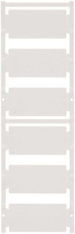 Marcatore per apparecchi Weidmüller MultiCard CC 30×60mm PA66 bianco