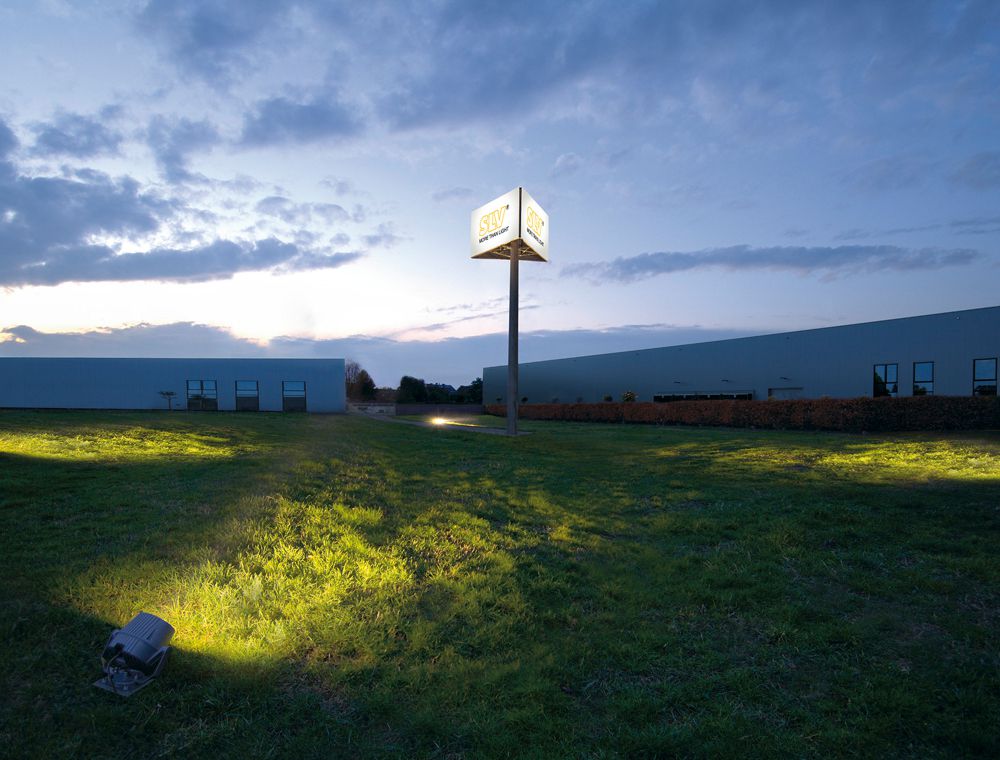 LED-Strahler SLV FLAC BEAM, 27W 1800lm 3000K IP65 grau