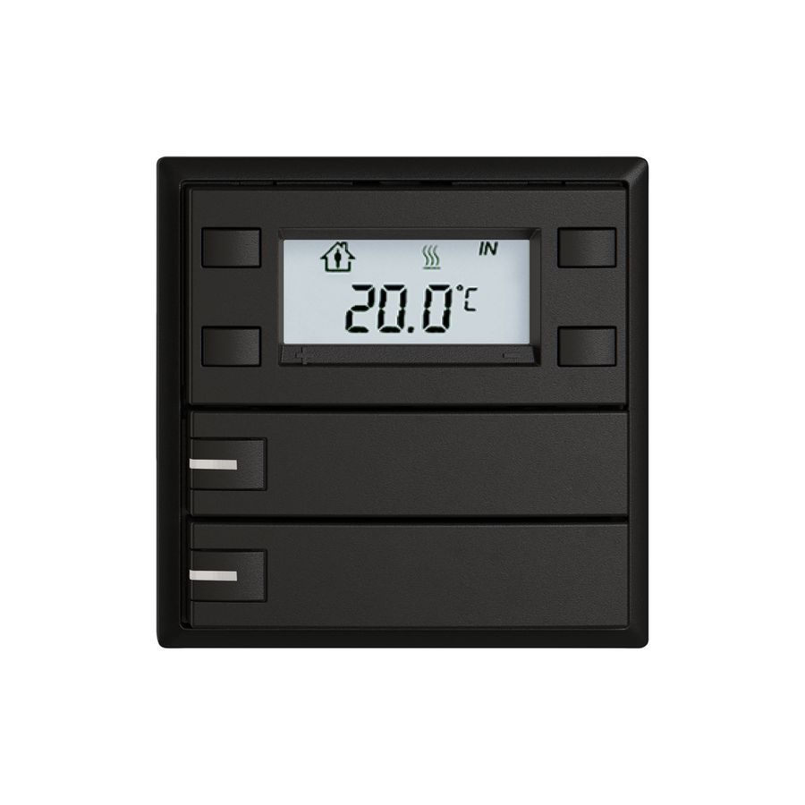 RTH-Taster EDIZIO.liv SNAPFIX® m.RGB-LED 2×Taste 1-Tbed.sz