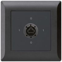 UP-Drehschalter kallysto.line 0/1L schwarz für Sicherheitsschloss ohne Zylinder