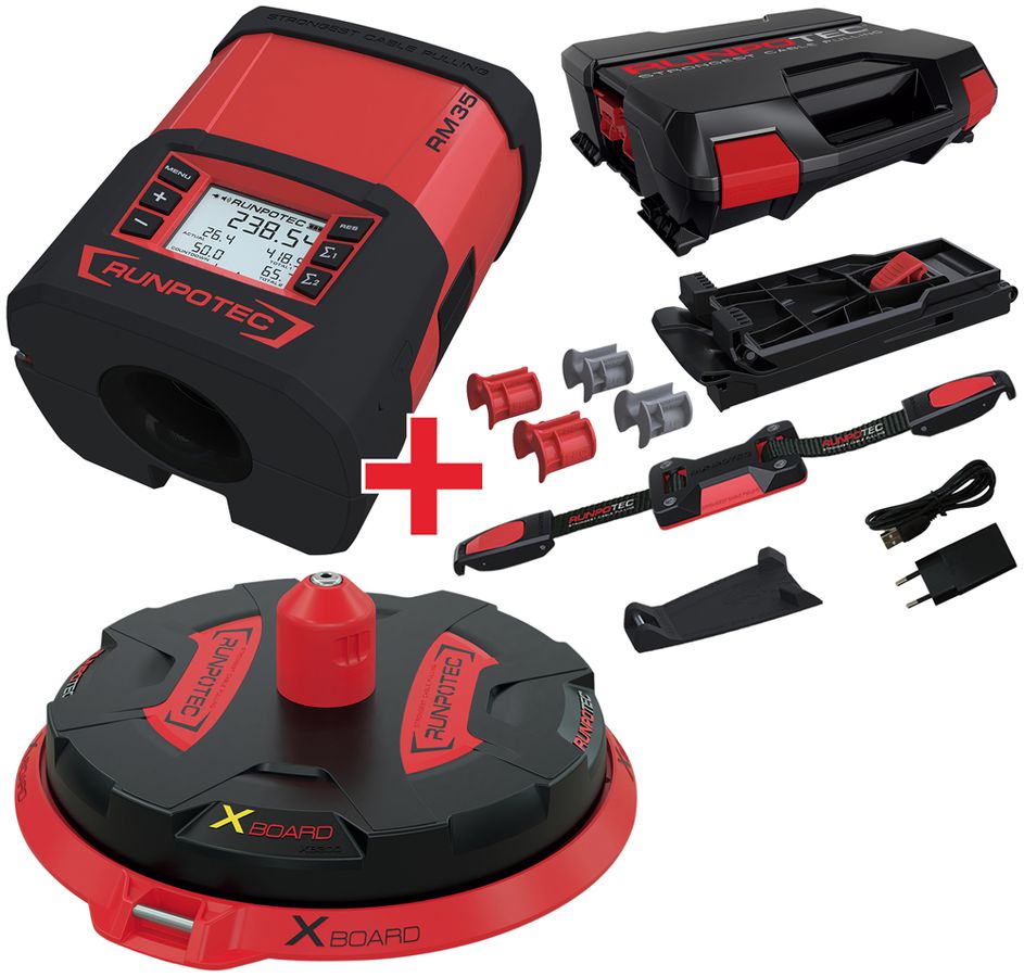 Kabellängenmessgeräte-Set RUNPOMETER RM35+XB 300