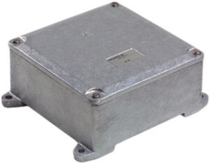 Scatola di derivazione ghisa Woertz III 4×M25 zinc.