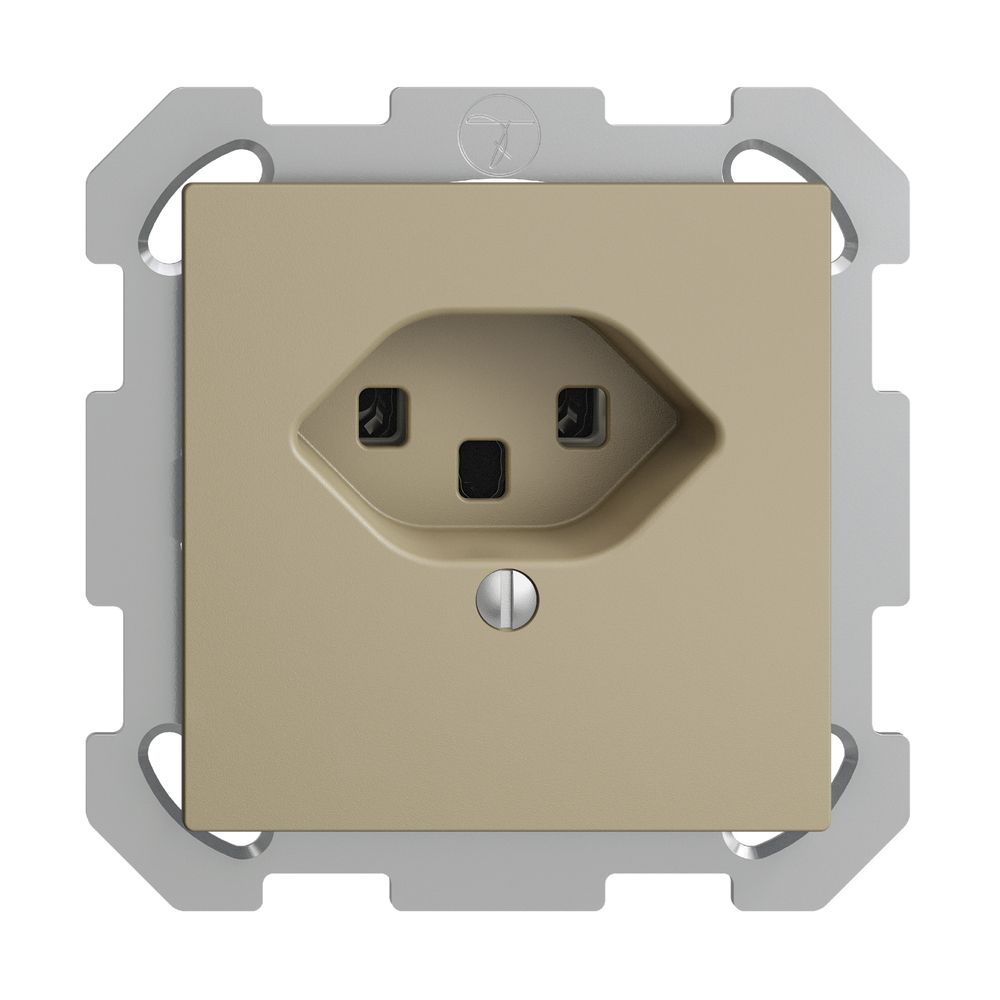 UP-Steckdose EDIZIOdue T23 16A sand, Schraubklemmen