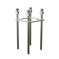 Ankerrahmen ONEPOLE PRO 400 C/C 160MM