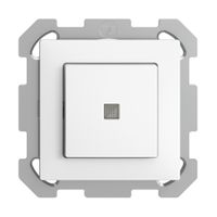 UP-Leuchtdruckschalter EDIZIOdue 3/1L weiss mit Linse, KS, LED gelb