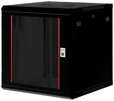 Wandgehäuse 19" ROLINE Basic Plus 600×645×600mm 12HE 1×Tür Stahl schwarz