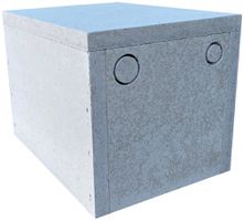 EB-Gehäuse Fire-Stop-Box, Gipsfaserplatte, 200×160×160mm, EI30, grau