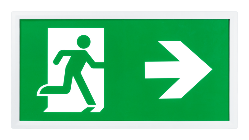 LED-Notleuchte Sicherheitszeichen 30m THORNeco KIRA E3/E3T LIFEPO4