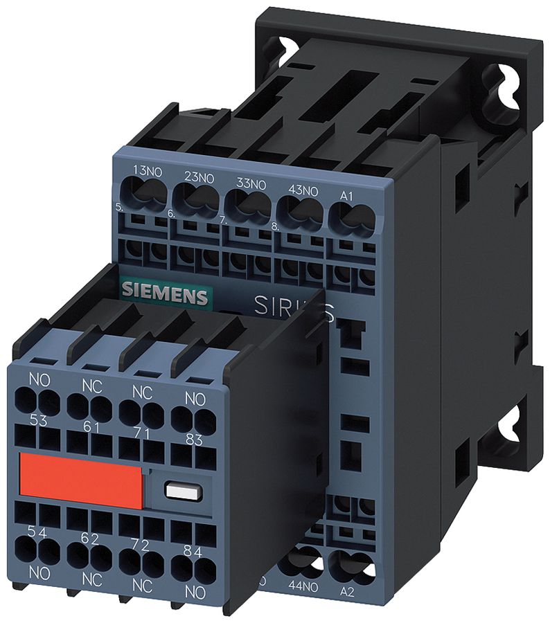 Contattore ausiliare Siemens SIRIUS 3RH2 S00 24VDC 4Ch(+2Ch+2R) a molla