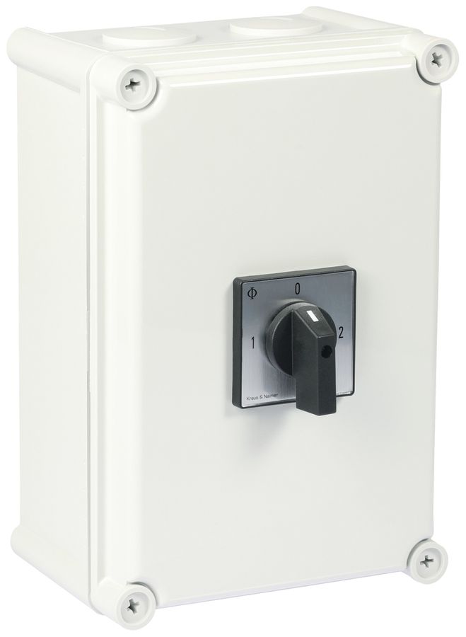 AP-Netzumschalter K&N KG20 4P 25A/600V 7.5kW IP4X "1-0-2"