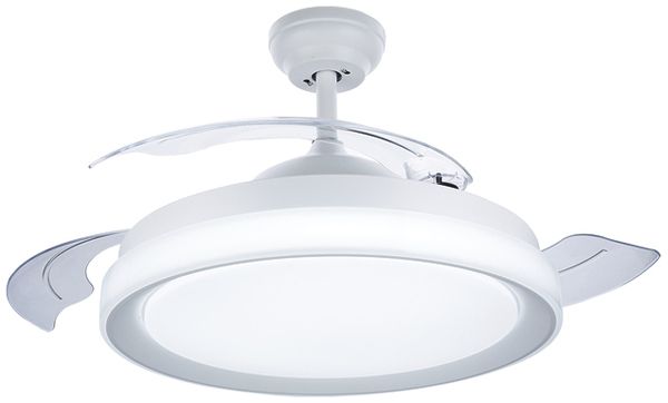 LED-Pendelleuchte Bliss 28/35W 4500lm 827/840/855 direkt weiss Ventilator