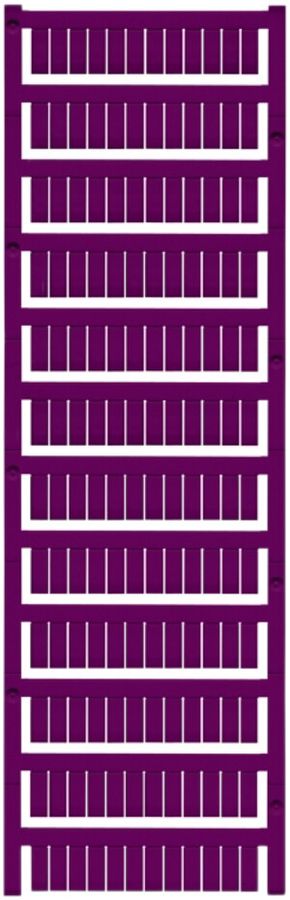 Marcatore di morsetto Weidmüller MultiCard WS 12×6mm PA66 viola