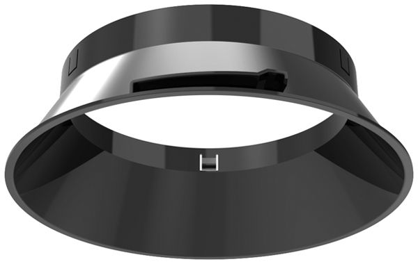 Reflektor DOTLUX CIRCLEvario Kunststoff symmetrisch 80° Ø193×60mm schwarz