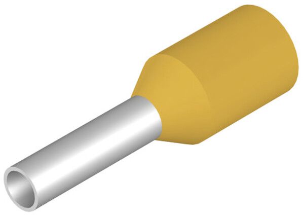 Estremità di cavo Weidmüller H isolata 1mm² 6mm giallo borsa multipla