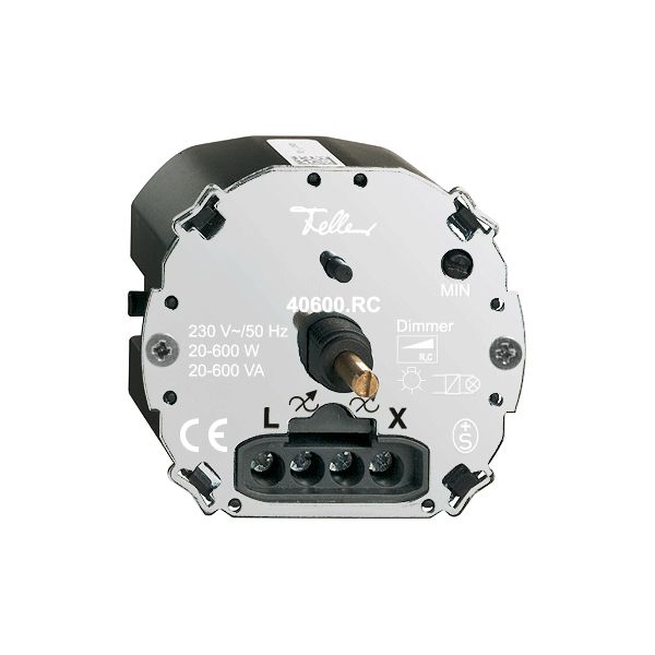 Einsatz Drehdimmer FH 20…600W phasenabschnitt