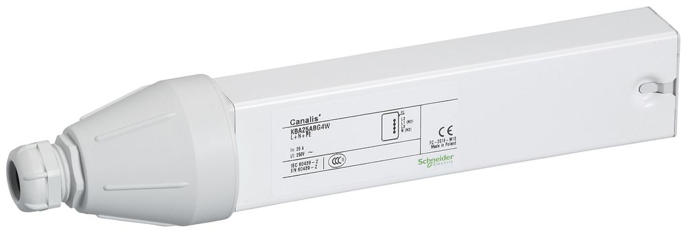 Endeinspeisung Canalis 25A links