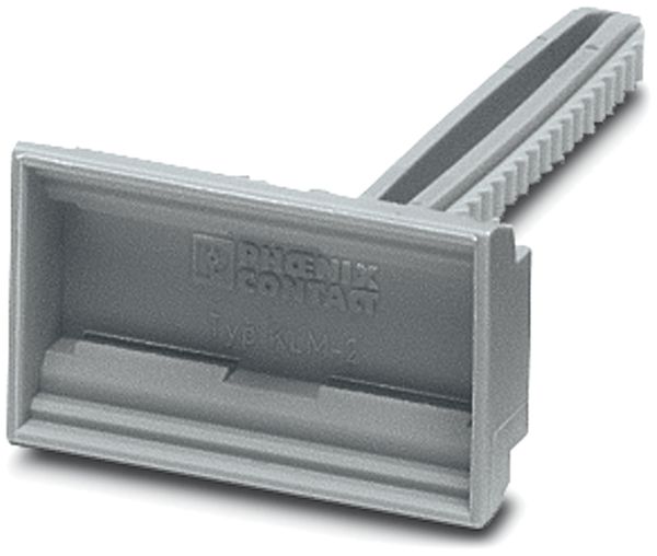 Bezeichnungsträger KLM 2 für Klemmenleisten, 20×8mm