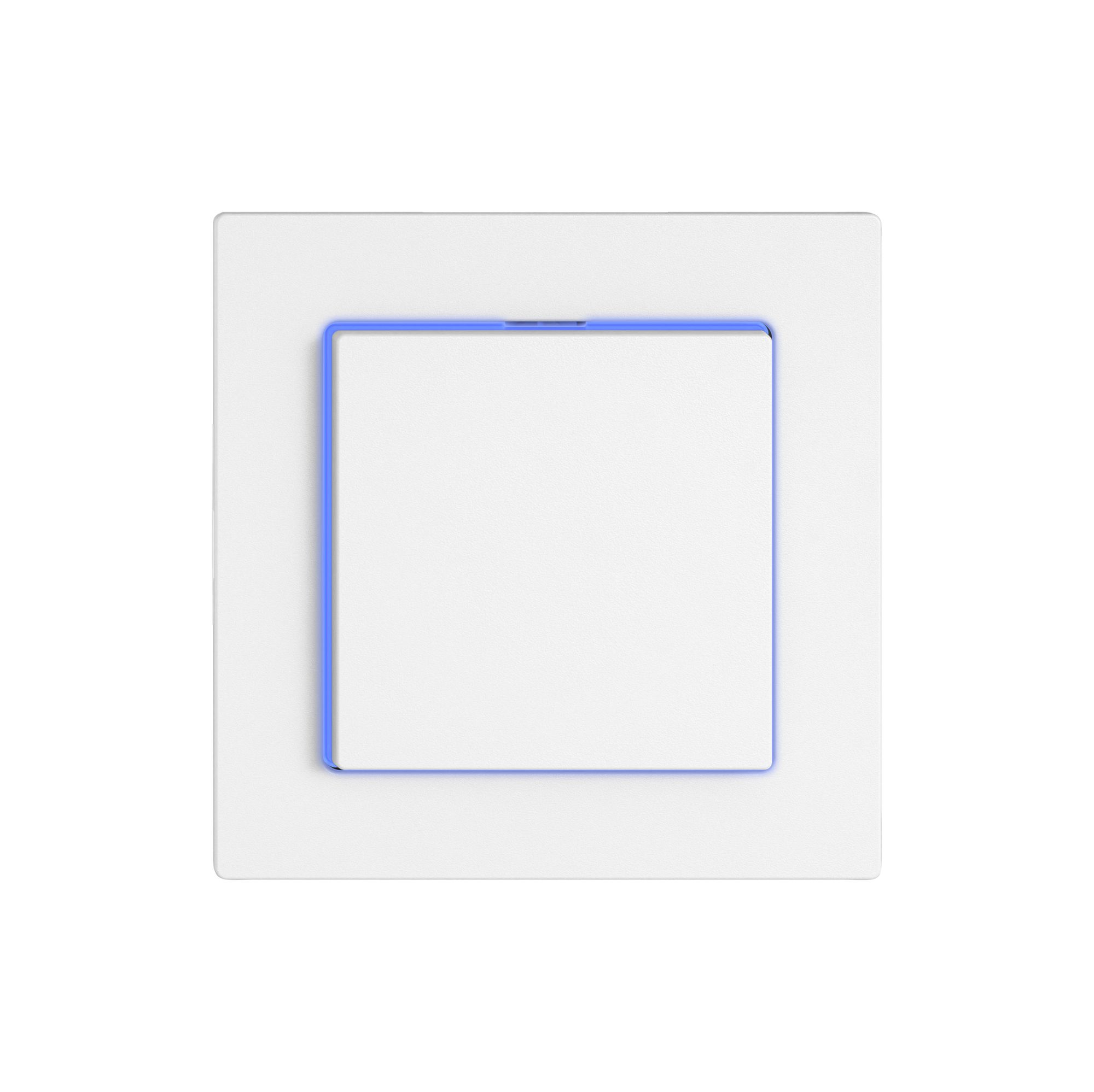 Drucktaster EDIZIO.liv SNAPFIX® ARL/1P Seitenbeleuchtung blau ws