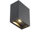 Applique LED SLV QUAD XL 1, 3.2W 260lm 3000K IP44 anthracite
