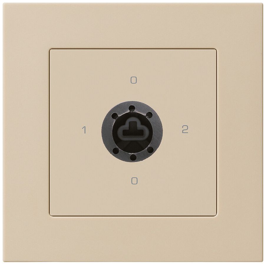 Interrupteur rotatif ENC kallysto.pro 2/1L beige serrure sûreté s.cylindre