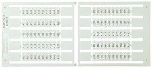Etiquette de marquage 6×12mm 10×11…20, 5 cartes à 100