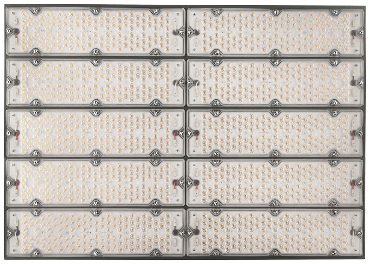 LED-Hallenstrahler Sylvania KubiXx AISLE 276W 48300lm 840 IP65 DIM 732×460