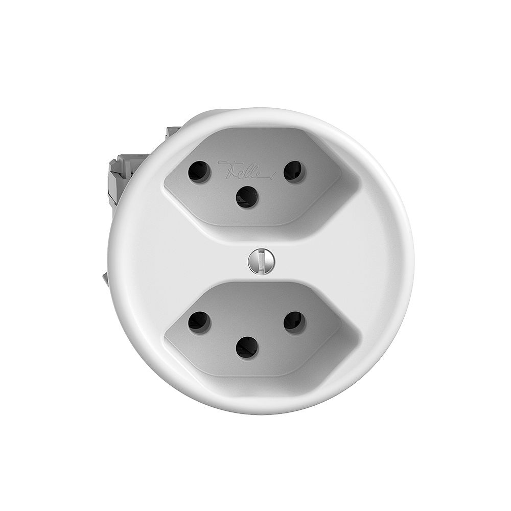 Prise ENC STANDARDdue 2×T13 blanc