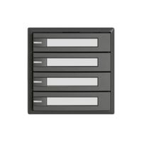 Universaltaster EDIZIO.liv UNI SNAPFIX® 5…48V m.LED blau 4× 1-Tbed.Pap.dgu