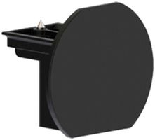 Endkappe Sylvania Lytespan ROUND 46×40mm Kunststoff schwarz