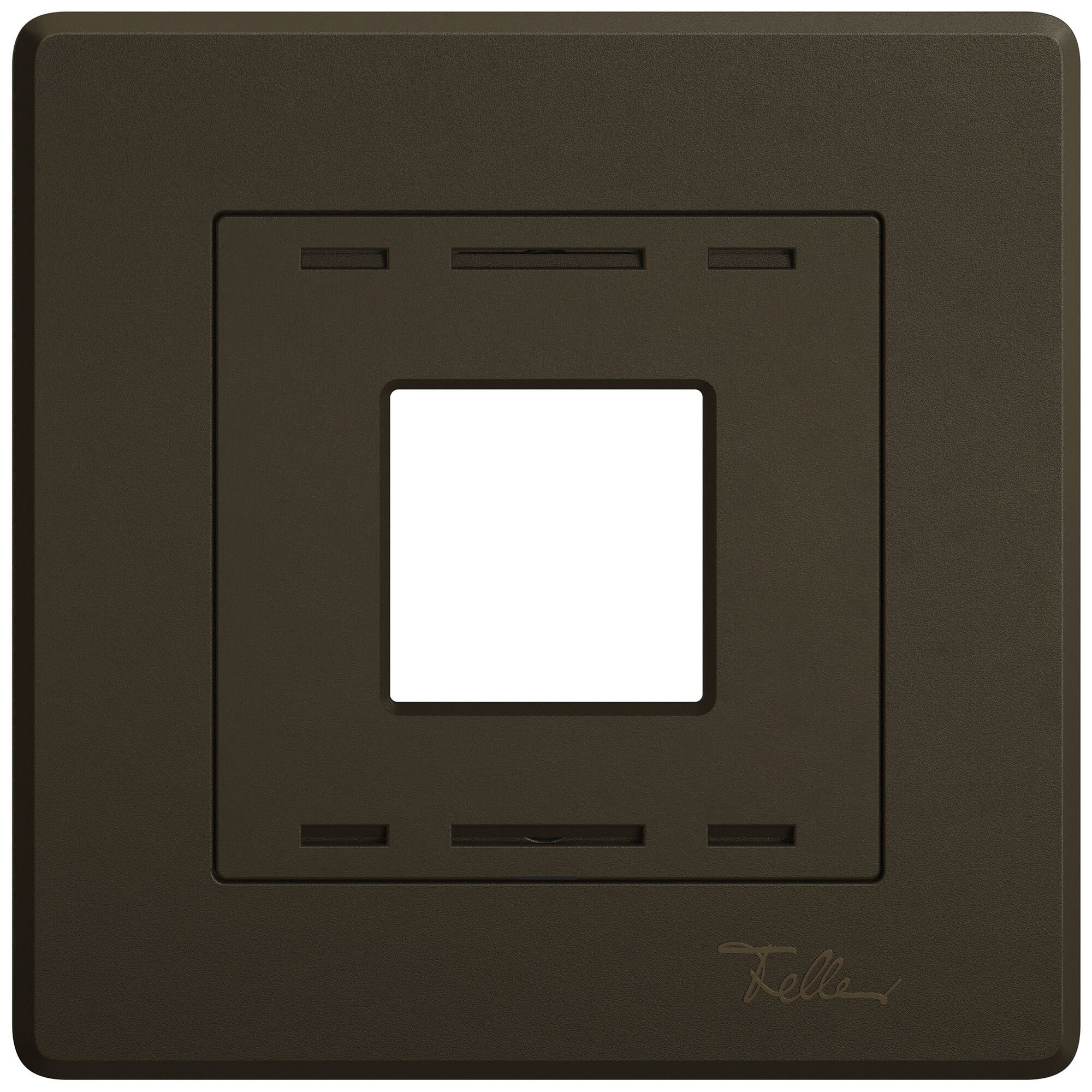 UP-Abdeckset EDIZIO.liv Wiser SNAPFIX® Thermostat umbra