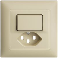 Kit frontal ENC EDIZIOdue vanille 88×88mm T23