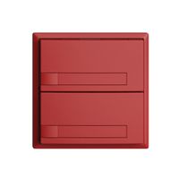 KNX-Taster RGB EDUE, 250mW, o.LED, m.Papiereinlage, 2×Taste, 1×Tastenb., ber