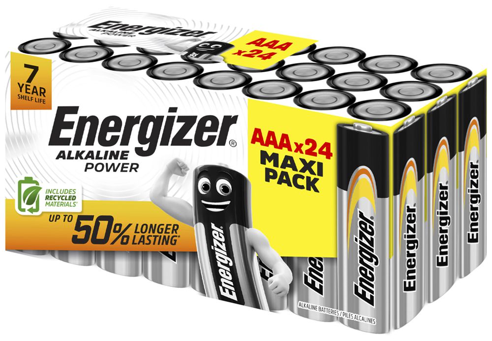 Batterie Energizer Alkali-Mangan 1.5V LR03 24 Stück