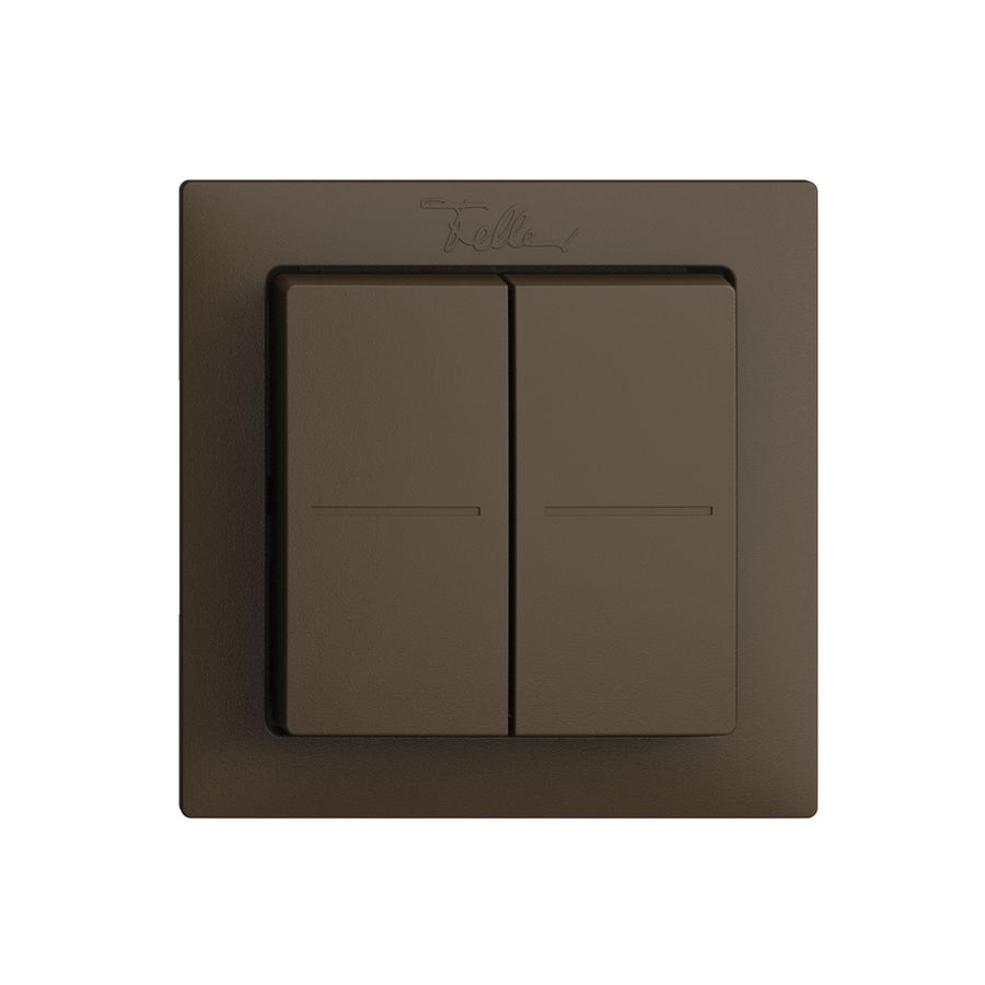 Funktaster EnOcean Feller EDIZIOdue F, 4K/2T, batterielos, coffee