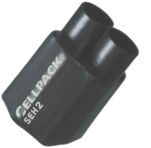 Aufteilkappe SEH2 60…20mm schwarz