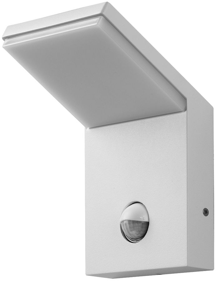 Applique murale LED ELBRO avec détecteur de mouvement 9W 3000K 600lm IP54 blanc