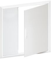 Blendrahmen mit Tür Hager univers 853×853×10mm IP00 weiss für FW53U..